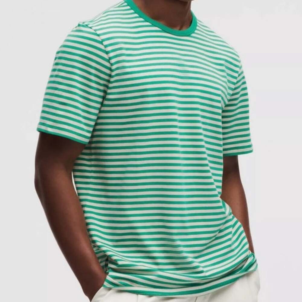 Lululemon Stripe Basic Tee Men's Large